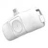 WOZINSKY WF16-YCS Mini powerbanka 5000mAh 15W USB-C s integrovaným USB-C káblom a nabíjačkou Apple Watch - biela