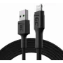 Green Cell PowerStream KABGC21 Kábel USB-A na Lightning, 1,2 m, čierny