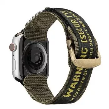 Dux Ducis náramok (Outdoor Version) nylonový remienok pre Apple Watch Ultra, SE, Series 9, 8, 7, 6, 5, 4, 3, 2, 1 (49, 45, 44, 42 mm) - žltý