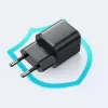 JOYROOM rýchla nástenná nabíjačka USB-C 20W Power Delivery Quick Charge 3.0 AFC čierna (L-P202)