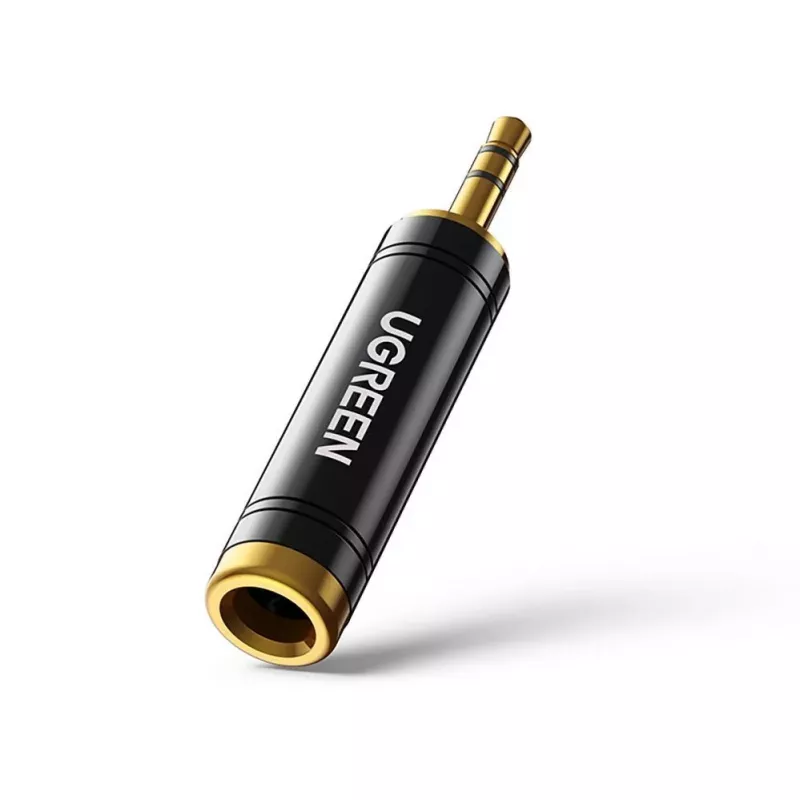 UGREEN 3,5mm na 6,35mm audio adaptér (konektor samec na konektor samica) sivý AV168