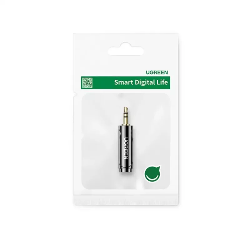 UGREEN 3,5mm na 6,35mm audio adaptér (konektor samec na konektor samica) sivý AV168