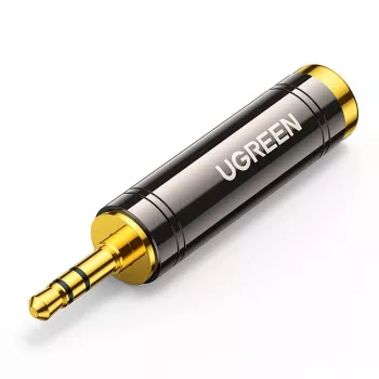 UGREEN 3,5mm na 6,35mm audio adaptér (konektor samec na konektor samica) sivá AV168