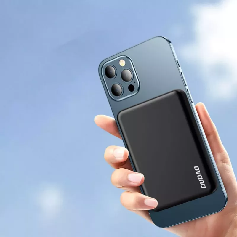 Dudao K14S Wireless Power Bank 5000mAh 10W čierna