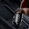 Dudao R3MAX 48W QC PD mini nabíjačka do auta - čierna