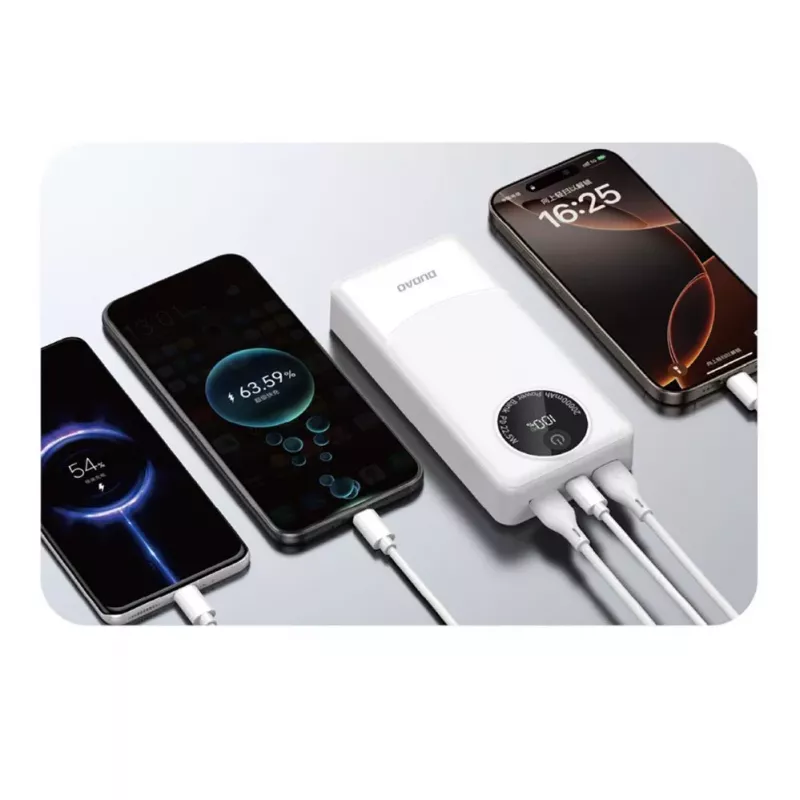 Dudao K12Pro power banka 20000mAh 22,5W PD USB-A USB-C biela