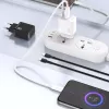 Dudao A26T GaN 25W USB-A, USB-C nabíjačka - čierna