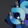 Dudao L7C USB-C na USB-C 100W kábel s LED indikátorom 1m - čierna