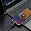 Dudao L7C USB-C na USB-C 100W kábel s LED indikátorom 1m - čierna