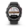 Garmin fenix 8 Pro 51 mm MicroLED Sapphire Carbon Grey DLC Titanium s čiernym/pebblegrau silikónovým remienkom