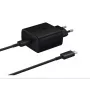 Samsung EP-TA845EBE + EP-DW767JBE 45W cestovná nabíjačka a USB-C na USB-C dátový kábel čierna (OOB Bulk)