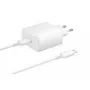 Samsung EP-TA845EWE + EP-DW767JWE 45W cestovná nabíjačka a USB-C na USB-C dátový kábel biela (OOB Bulk)