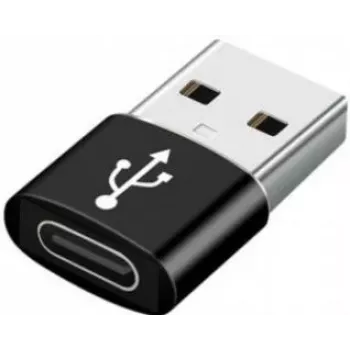 Gembird Cablexpert USB 2.0 adaptér USB-A konektor samec na USB-C konektor samica čierny