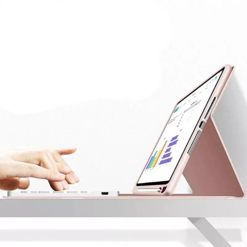Tech-Protect SC Pen + Puzdro s klávesnicou pre iPad 10.9" (10. gen., 2022) / 11" (2025), ružové