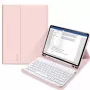 Tech-Protect SC Pen + Puzdro s klávesnicou pre iPad 10.9" (10. gen., 2022) / 11" (2025), ružové