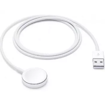 Apple Watch magnetická nabíjačka na USB kábel biela