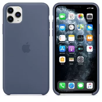Apple iPhone 11 Pro Max silikónové puzdro MX032ZM/A Alaskan Blue