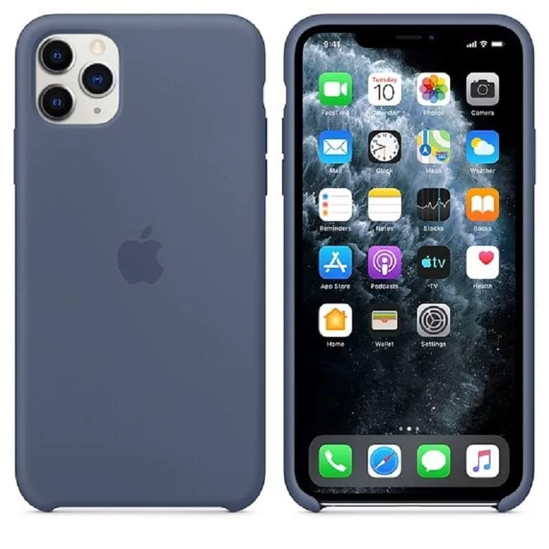 Apple iPhone 11 Pro Max silikónové puzdro MX032ZM/A Alaskan Blue