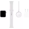 Apple Watch Series 5 GPS strieborné 44mm hliníkové športové puzdro biela