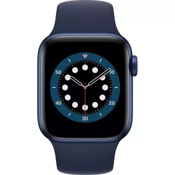 Apple Watch Series 6 GPS, 40mm hliníkové puzdro s Deep Navy Sport Band modré