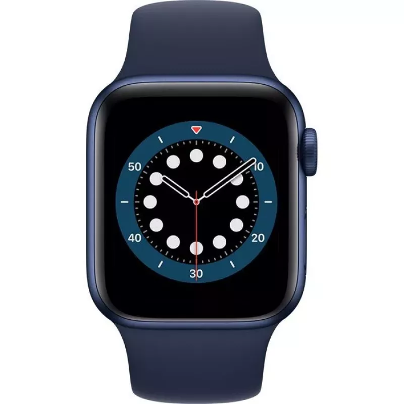 Apple Watch Series 6 GPS, 40mm hliníkové puzdro s Deep Navy Sport Band modré