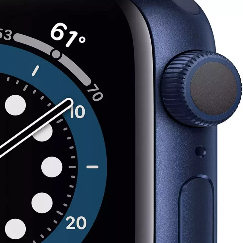 Apple Watch Series 6 GPS, 40mm hliníkové puzdro s Deep Navy Sport Band modré