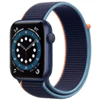 Apple Watch Series 6 GPS, 44mm hliníkové puzdro so športovým remienkom Deep Navy