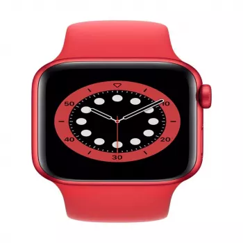 Apple Watch Series 6 GPS 44mm PRODUCT (RED) hliníkové puzdro so športovým remienkom - Regular Red