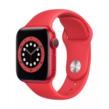 Apple Watch Series 6 GPS 44mm PRODUCT (RED) hliníkové puzdro so športovým remienkom - Regular Red