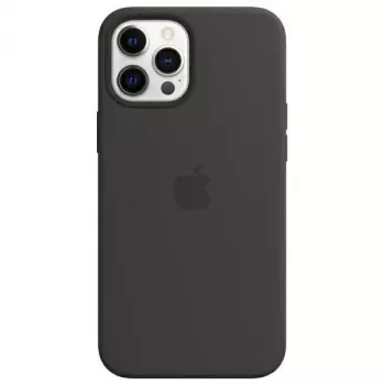 Apple silikónové puzdro s MagSafe pre iPhone 12 Pro Max 6,7 inch - čierne (MHLG3ZE/A)
