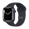 Apple Watch Series 7 GPS, 41mm Midnight hliníkové puzdro so športovým remienkom - Regular Midnight