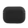 BMW AirPods Pro puzdro pravá koža strieborné logo čierna