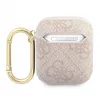 Guess Apple AirPods 1/2 puzdro 4G Script Metal Collection ružová