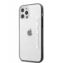 AMG Apple iPhone 12/12 Pro 6,1 inch Metallic Black Edges puzdro Transparent