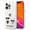 Karl Lagerfeld iPhone 13 Pro Choupette puzdro transparentná