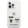 Karl Lagerfeld iPhone 13 Pro Choupette puzdro transparentná