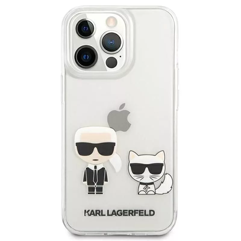 Karl Lagerfeld iPhone 13 Pro Choupette puzdro transparentná
