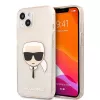 Karl Lagerfeld Apple iPhone 13 TPU Full Glitter Head puzdro zlatá