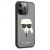 Karl Lagerfeld Apple iPhone 13 Pro Saffiano Karl Head puzdro strieborná