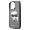 Karl Lagerfeld Apple iPhone 13 Pro Saffiano Karl Head puzdro strieborná