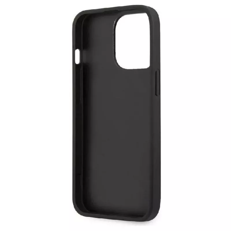 Karl Lagerfeld Apple iPhone 13 Pro Saffiano Karl Head puzdro strieborná
