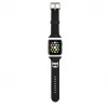 Karl Lagerfeld Apple Watch 38/40/41mm Choupette Head remienok na hodinky čierna
