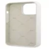 Lacoste Apple iPhone 13 Pro Liquid Silicone Allover Pattern puzdro biela