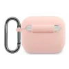 Lacoste Apple AirPods 3 Liquid Silicone Glossy Printing Logo puzdro ružová