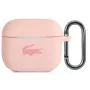 Lacoste Apple AirPods 3 Liquid Silicone Glossy Printing Logo puzdro ružová