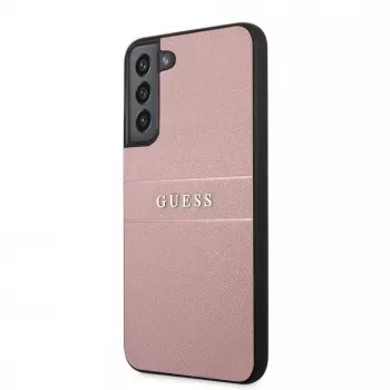Guess Samsung Galaxy S22 Plus PU kožené Saffiano puzdro ružová