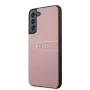 Guess Samsung Galaxy S22 Plus PU kožené Saffiano puzdro ružová