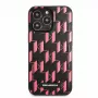 Karl Lagerfeld Apple iPhone 13 Pro Monogram Plaque puzdro čierna ružová