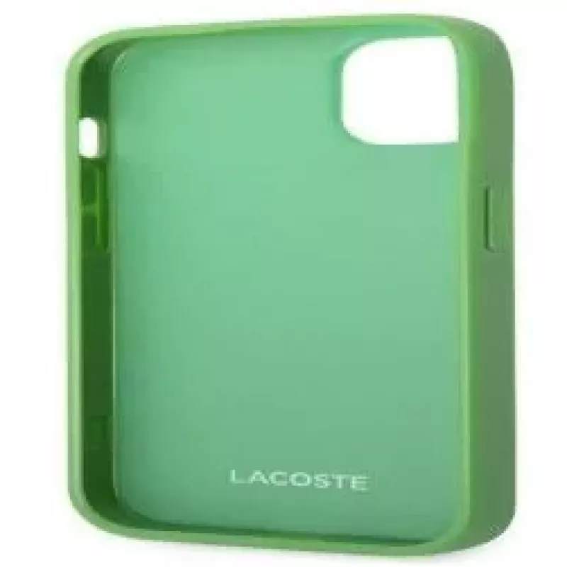 Lacoste Apple iPhone 14 Iconic Petit Pique Logo zelený zadný kryt