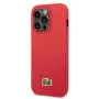 Lacoste Apple iPhone 14 Pro Iconic Petit Pique Logo puzdro červená